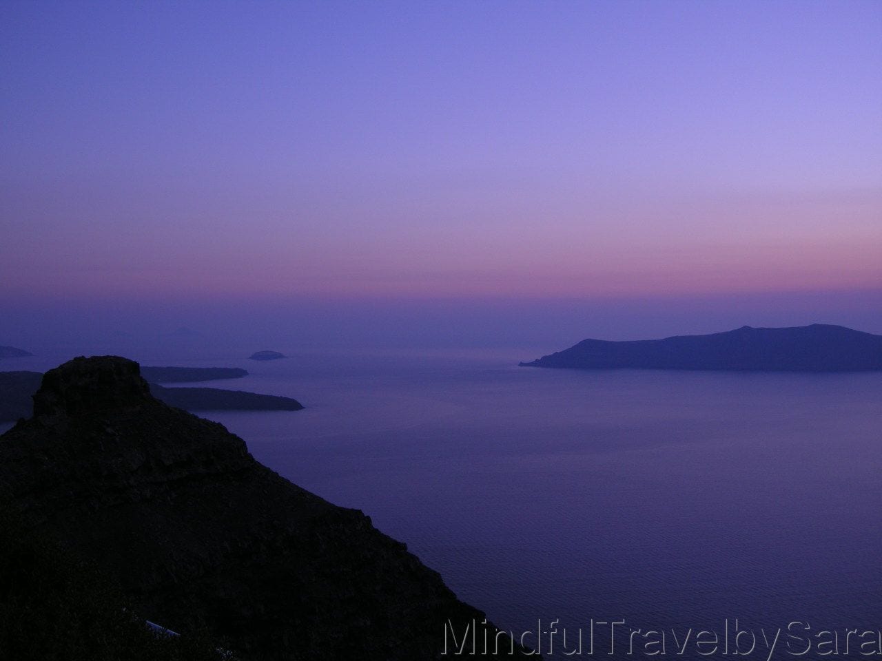Atardecer en Santorini