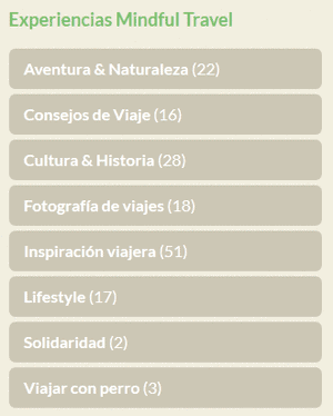 nuevas experiencias mindful travel