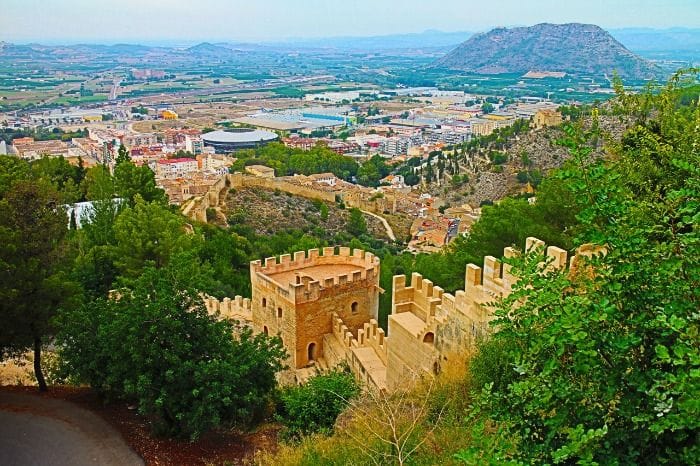 Muralla Castillo Xátiva
