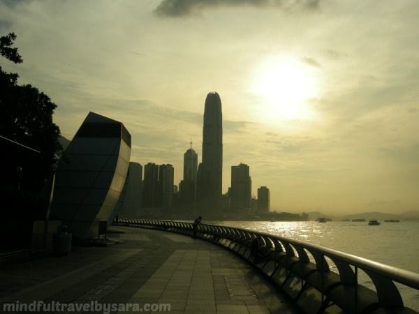 Atardecer en Hong Kong