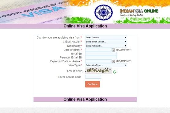 Visado India Online