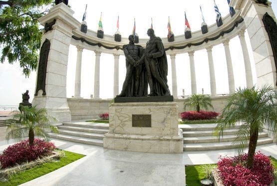 Hemiciclo de la Rotonda Guayaquil