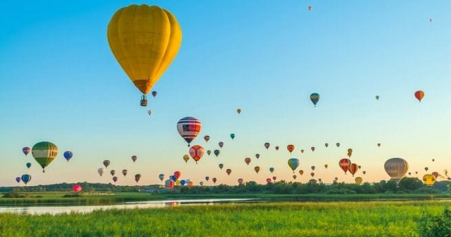 Volar en globo