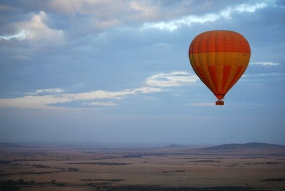 montar en globo