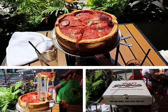 pizza estilo chicago giordanos pizza
