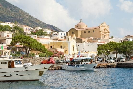 Salina en las Eolias Sicilia