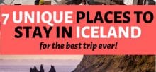 Cheap places to stay in Iceland