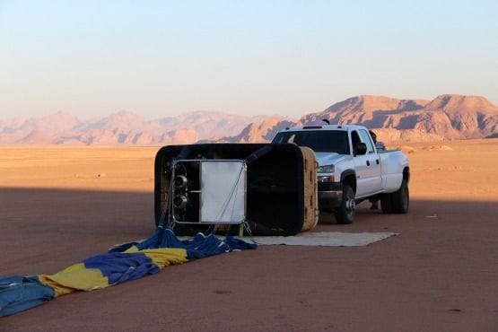 globo en wadi rum
