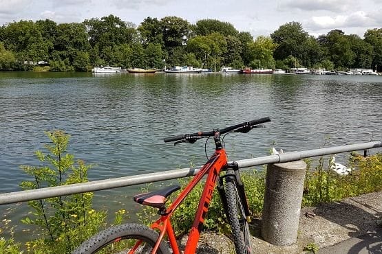 ruta en bicicleta