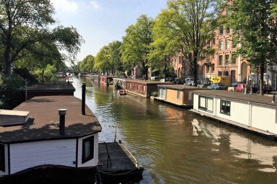 Boathouse in Amsterdam