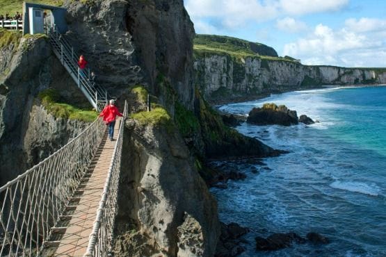 el puente colgante de Carrick a Rede