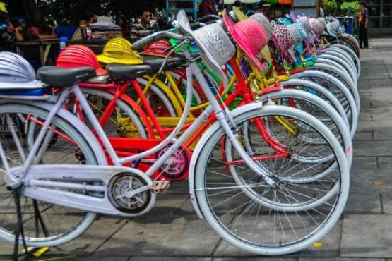 Cycling in Bali