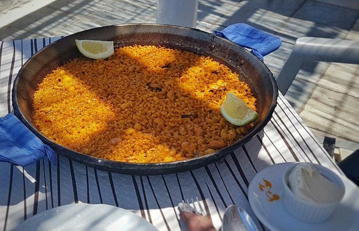 receta paella valenciana