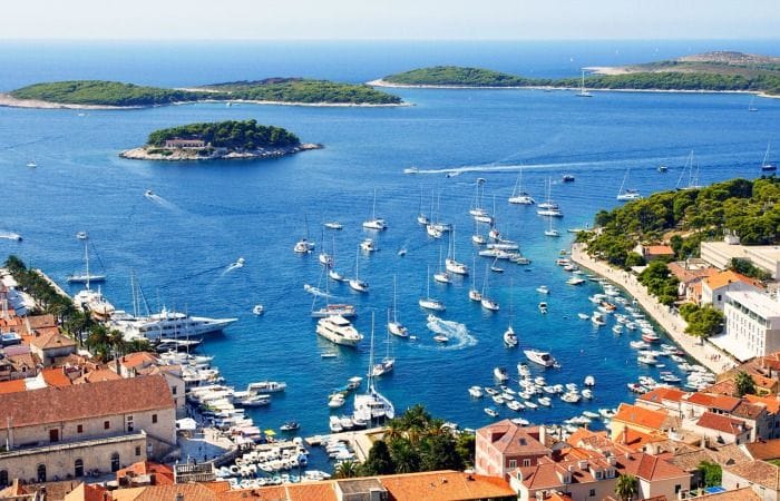 islas de Croacia mapa