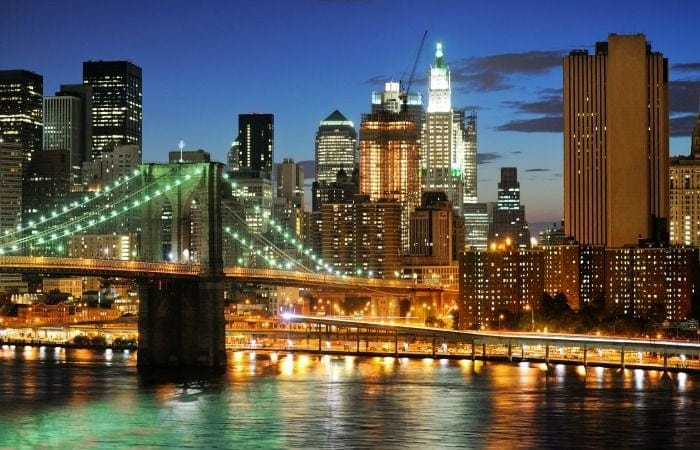 paseo nocturno por manhattan