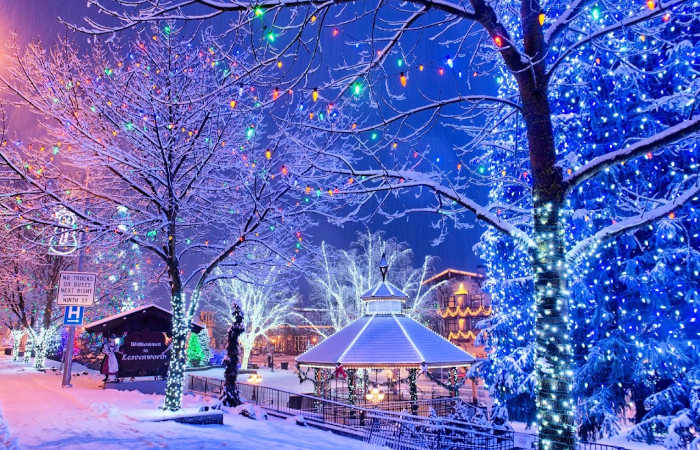 leavenworth wa christmas lighting