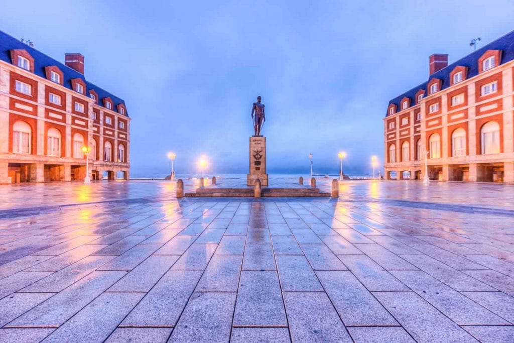 Almirante Brown Square in Mar del Plata argentina 1024x683