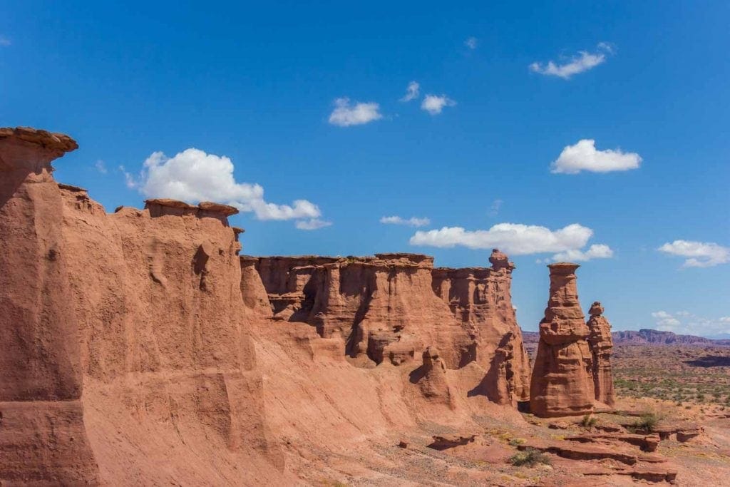 Rock formations in Talampaya national park Argentina 1024x683