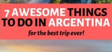 What are some great places to go on vacation in Argentina
