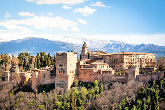 Vistas de la Alhambra de Granada