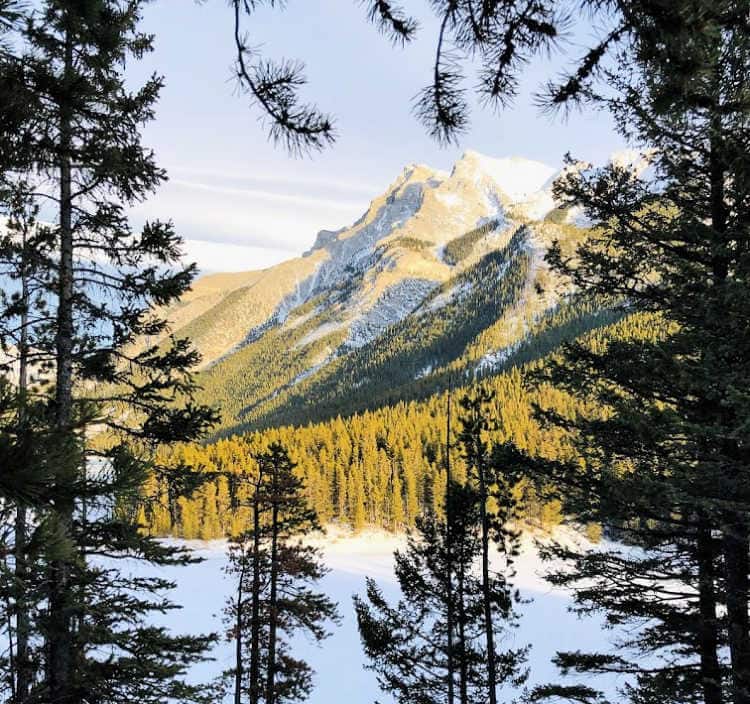 Banff Lakes in Winter