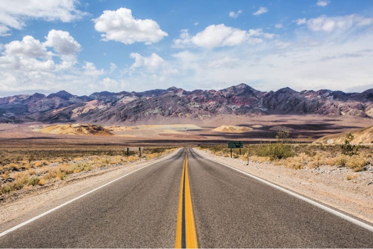 Death Valley national park winter