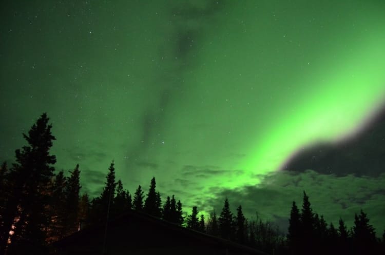 Healy Alaska aurora viewing
