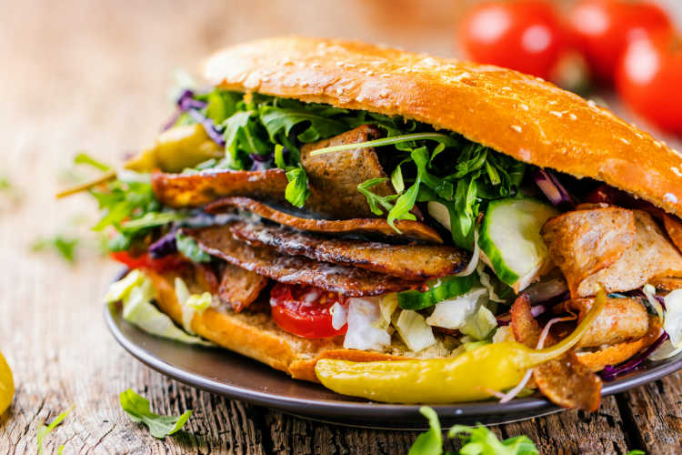 Kebab national dish of Turkey