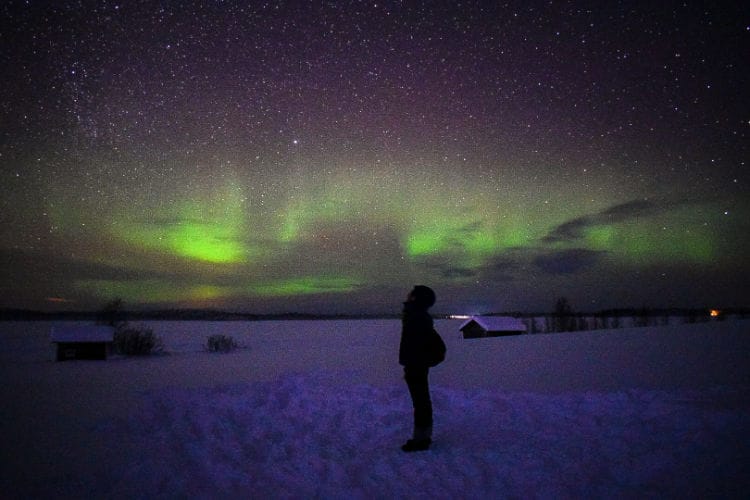 Yllas Finland best time and place to see northern lights
