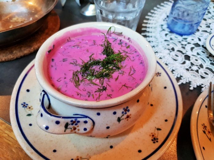sopa fría polaca