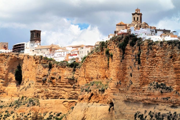 Vistas de Arcos de la Frontera pueblo blanco de Cádiz