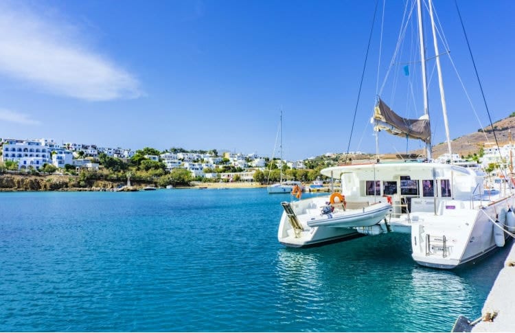 Viaje a las islas Griegas en catamarán