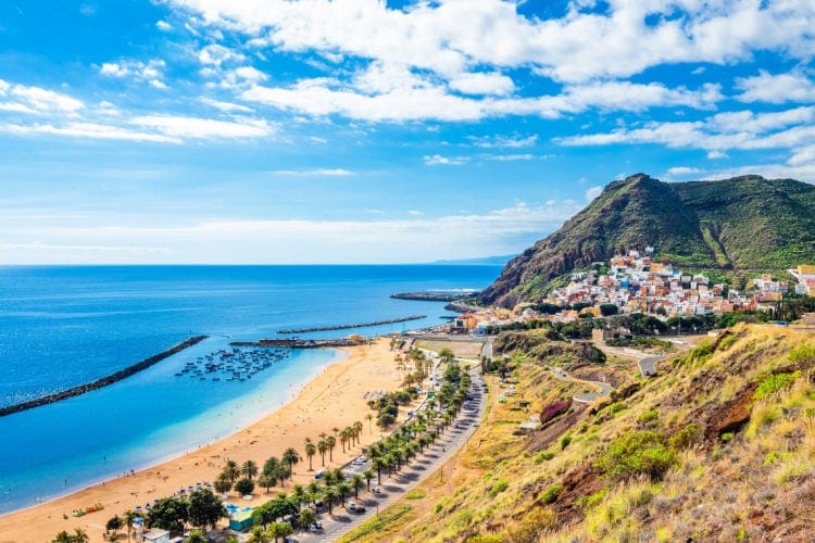 Las Teresitas one of the best sandy beaches in Europe