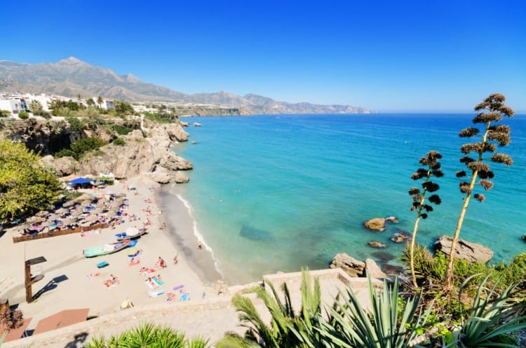 Nerja pueblosde Málaga con playa