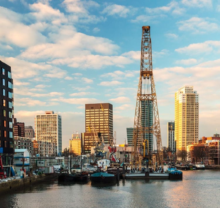 Old Harbor in Rotterdam