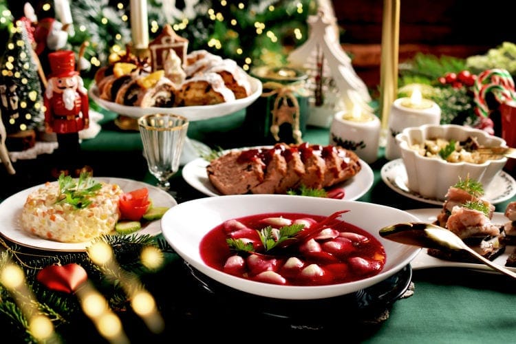 Comida de Polonia en Navidad