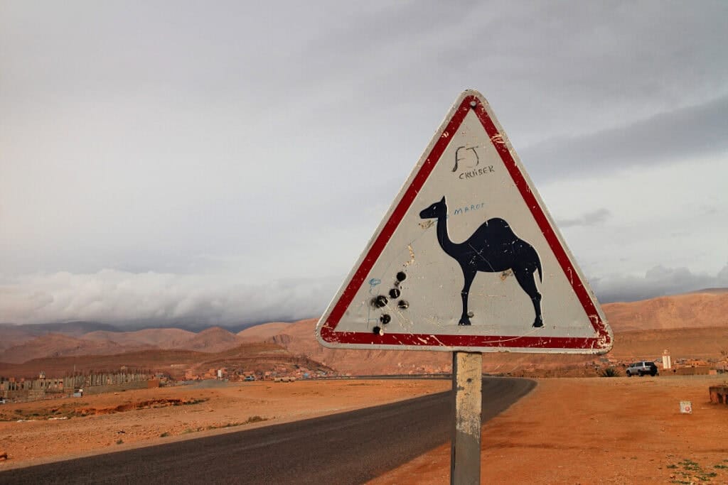 dormir en el desierto de Merzouga Marruecos 1024x683
