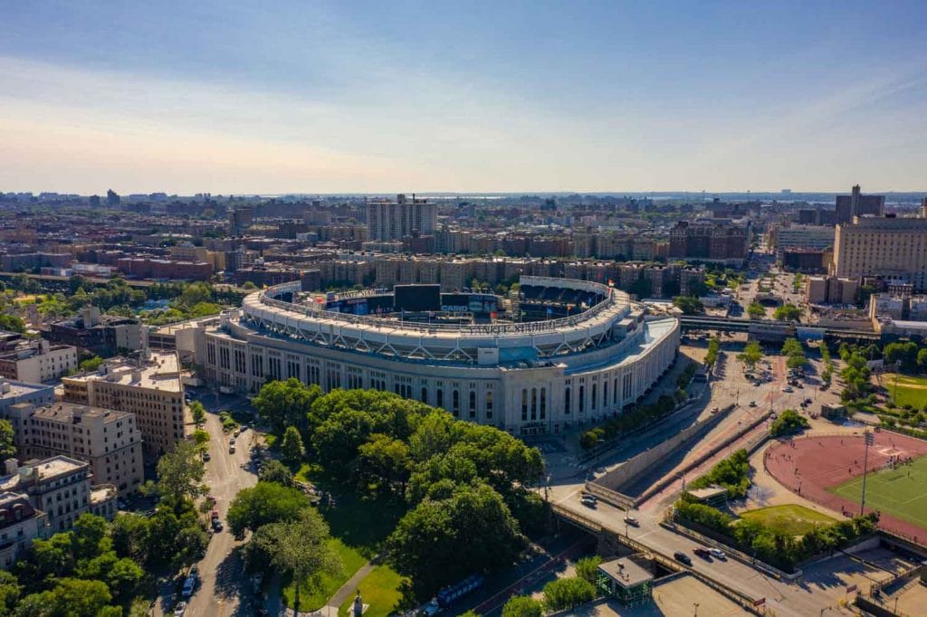 Aerial view Yankee of Stadium NY USA 1024x682