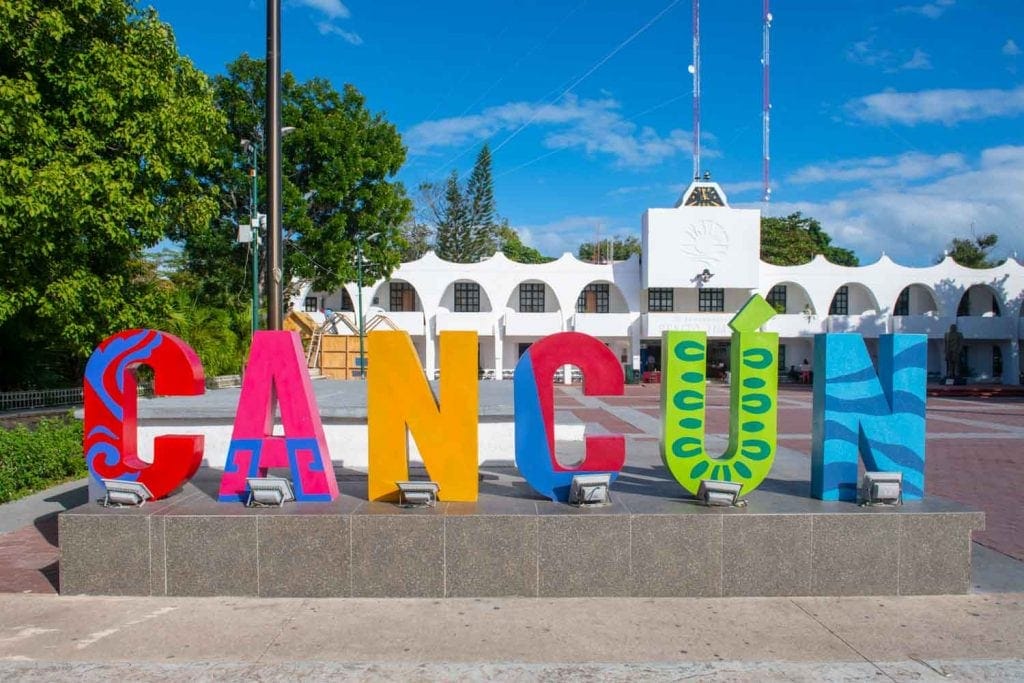 e Colorful Cancun Letters mexico 1024x683