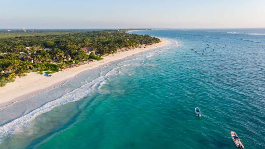 Tulum beach mexico 1024x575