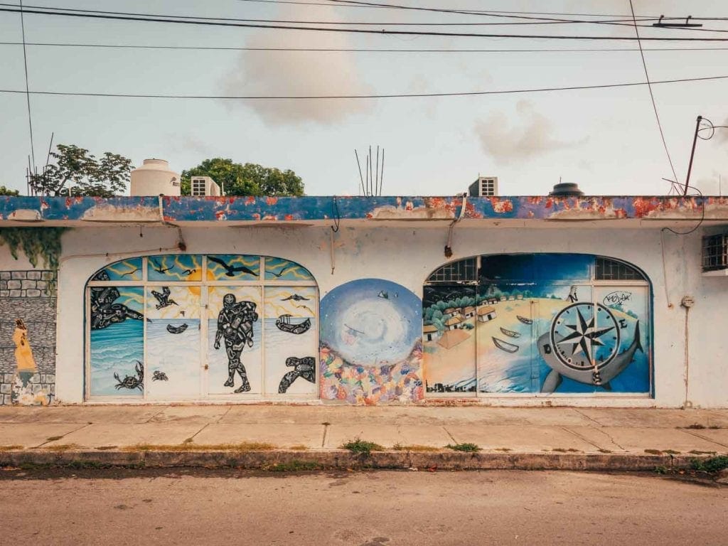 e Street art in downtown Cancun mexico 1024x768