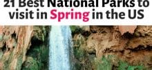 Best National Parks to visit in Spring