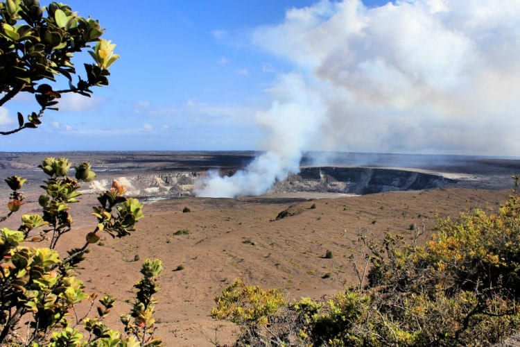 Hawaii Volcanoes National Park in spring