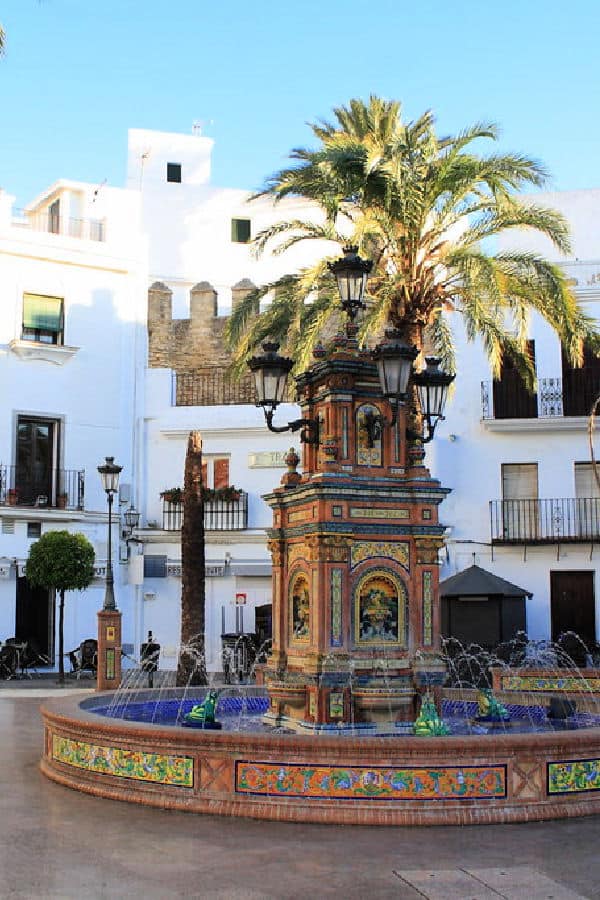 Plaza de Vejer de la Frontera provincia de Cadiz
