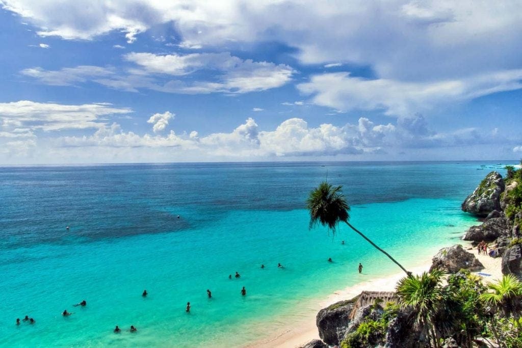 Tulum beach mexico 1024x683