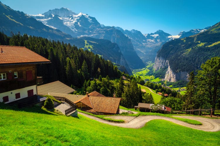 rutas de senderismo en Suiza