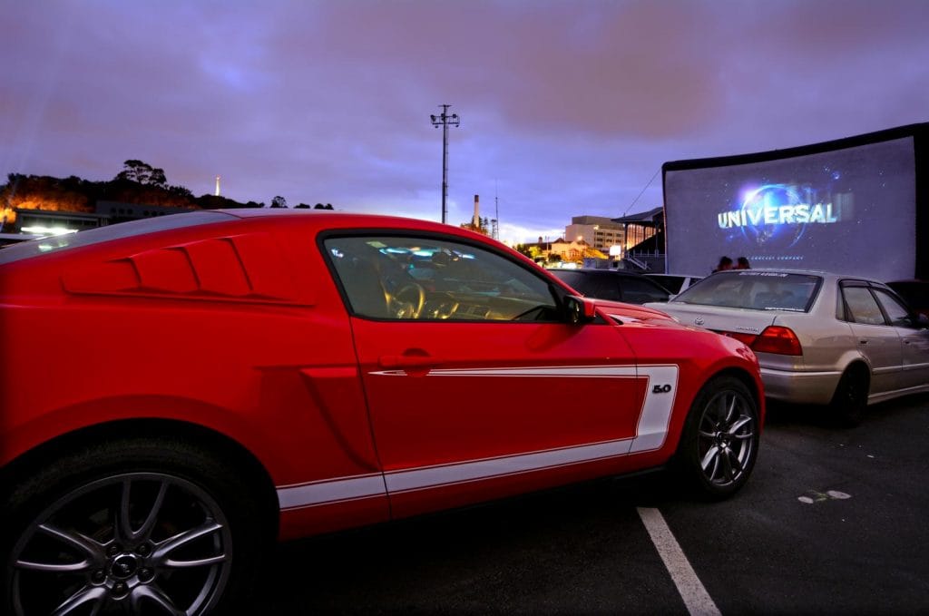 e Cars in Drive in theater 1024x679
