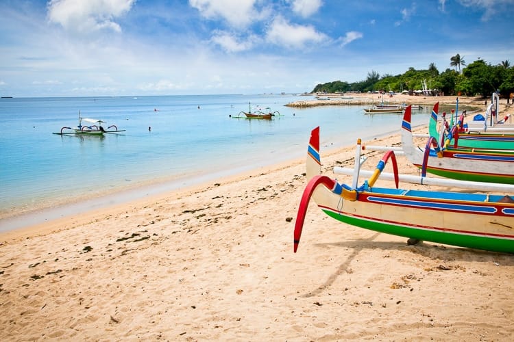 Nusa Dua beach to include during two weeks in Bali