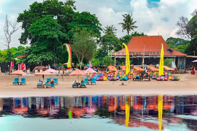 Seminyak beach in Bali