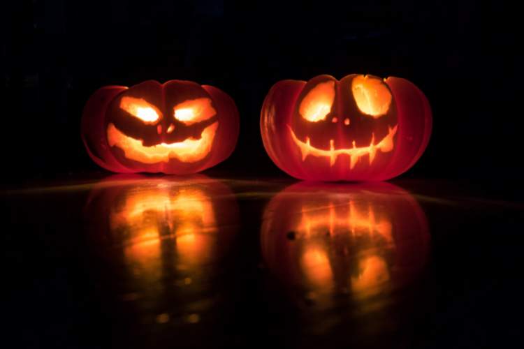halloween carved pumpkin